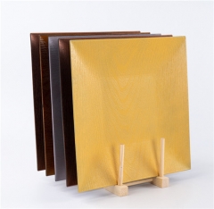 Wholesale Elegant Plastic Square Gold Disposable Plates
