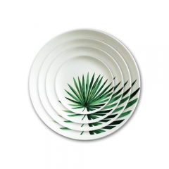 Fine Bone China Chaffing Dishes Leaf Fashionable Dinnerware Set