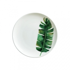 Spring Design Wholesale 13 Inch Bone China Ceramic Plate