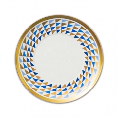 Customized Ceramic Plates Porcelain Dinner Set For Wedding