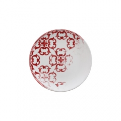 Wholesale Handmade On-glazed Wedding Ceramic Fine China Tableware Plate Sets
