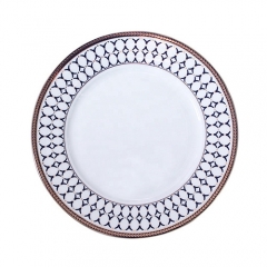 Handmade Proclein Ceramic Plate Set With Cup Design