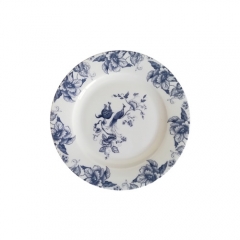 Wholesale Blue Porcelain Pizza Plate For Wedding Rental