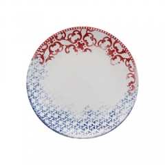 Wholesale Handmade On-glazed Wedding Ceramic Fine China Tableware Plate Sets