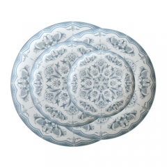 Unique Vintage Style Ceramics Charger Plates For Wedding Party And Hotel