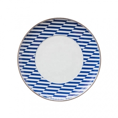 Wholesale Luxury Bone China Ceramic Wedding Dinner Plate