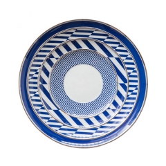 Wholesale Luxury Bone China Ceramic Wedding Dinner Plate