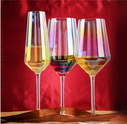 Hot Selling V Shaped Transparent Wine Glasses  Set Cheap Wholesale