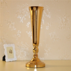 Metal Gold Flower Stand Centerpieces For Event and Party