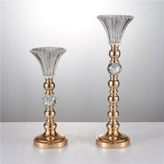 Wedding Candlestick Gold Vase Candles Candle Cylinder At Good Price