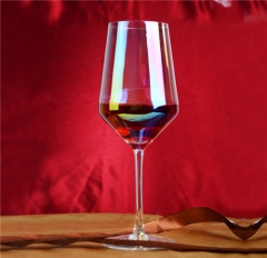 Hot Selling V Shaped Transparent Wine Glasses Set Cheap Wholesale