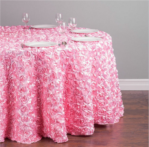 High Quality Wedding Decoration Modern Rose Table Cloth