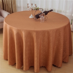 Factory Customized Polyester Embroidered Restaurant Linen Table Cloth