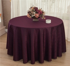 Factory Customized Polyester Embroidered Restaurant Linen Table Cloth