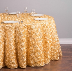 High Quality Wedding Decoration Modern Rose Table Cloth