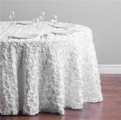 High Quality Wedding Decoration Modern Rose Table Cloth