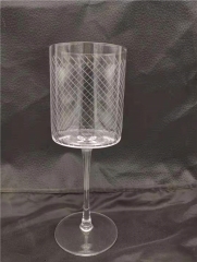 Hot Sale Etched Drinking Wine Glass Wholesale