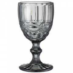 Machine Pressed Colored Glass Cup Wine Glass For Wedding