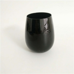 Wholesale Black Colored Champagne Flute Martini Wine Glass