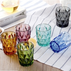 Glass Cup Making Machine Pink Color Drinking Snack Juice Cup
