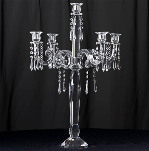 Wedding Large Crystal Candelabra Crystal Tall Candle Holders Wedding Centerpieces