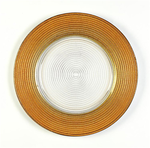 gold rim charger plates