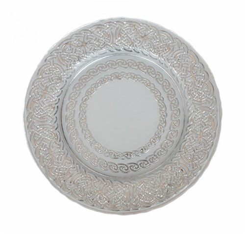 silver glass plates for weddings