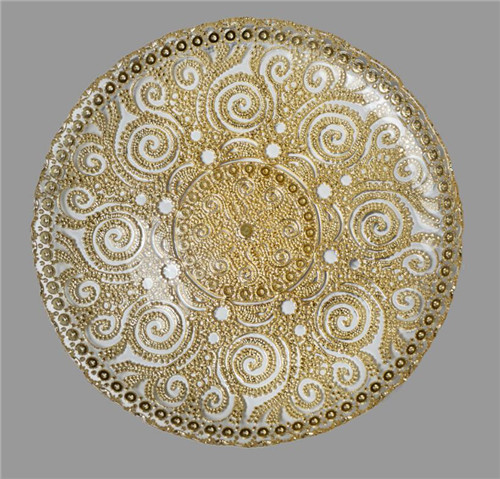 charger plate gold