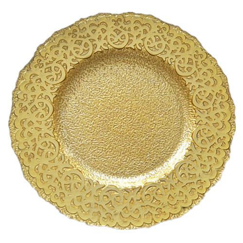 tableware plate gold
