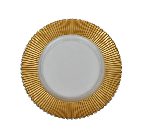 gold charger plates for wedding