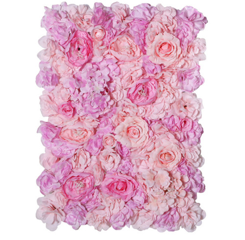 Wedding Decoration Artificial Silk Rose Flower Panel