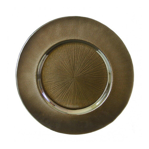 bronze charger plate