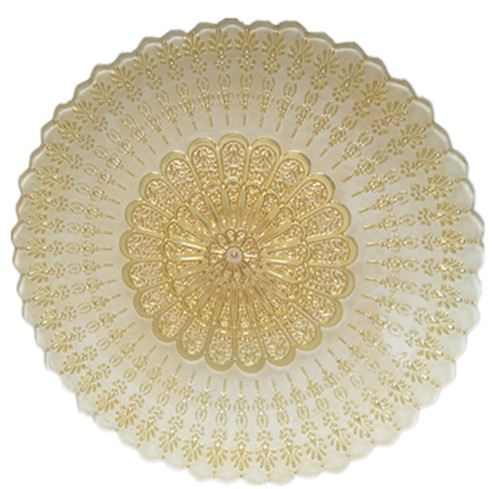 gold glass plate