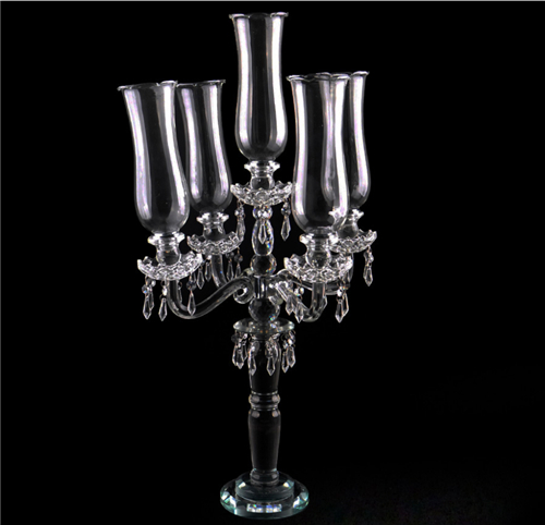 Manufacture Wholesale Crystal Candle Cup Holder Luxury Vase Antique
