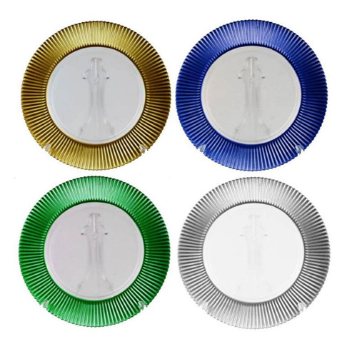 colored charger plates