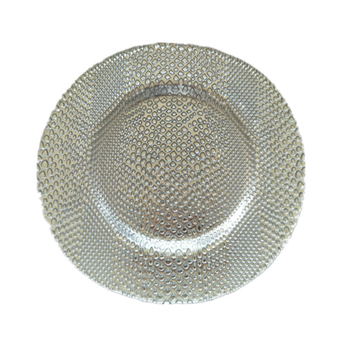 charger plate silver 