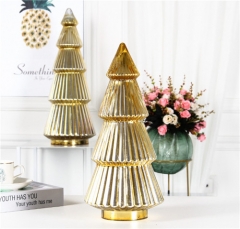 Christmas Ornaments 2024 Novelties Artificial led Christmas Tree Decor Small Cone Christmas Tree