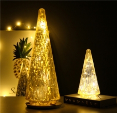 Christmas Tree Glass Craft Glass Decoration Gift Art Souvenir