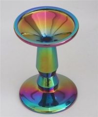 Wholesale Colored Crystal Glass Candlestick For Party Decoration