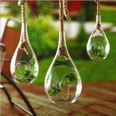 Hanging Tealight Globes Terrarium Wedding Glass Ball Round Shape Vase