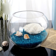 Manufacture Fish Bowl Glass Ball Shaped Glass Vase Wholesale