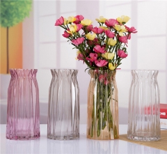 Outdoor Garden Luxurious Color Flower Glass Vase For Wedding Party
