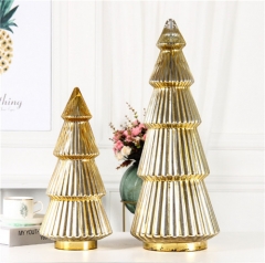 Christmas Ornaments 2024 Novelties Artificial led Christmas Tree Decor Small Cone Christmas Tree