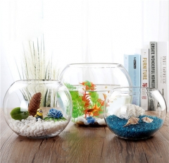 Manufacture Fish Bowl Glass Ball Shaped Glass Vase Wholesale