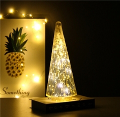 Christmas Tree Glass Craft Glass Decoration Gift Art Souvenir
