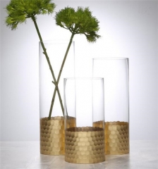 Wedding Table Floor Flower Tall Cylinder Clear Glass Vases