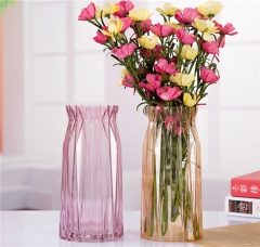 Outdoor Garden Luxurious Color Flower Glass Vase For Wedding Party