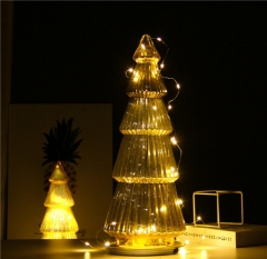 Christmas Ornaments 2024 Novelties Artificial led Christmas Tree Decor Small Cone Christmas Tree