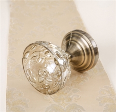 Tall Golden Silver Flower Stand Metal Candle Holder Centerpieces