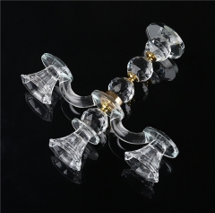 Tall Golden Silver Flower Stand Metal Candle Holder Centerpieces